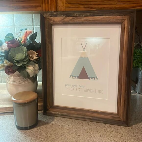 You Are Our Greatest Adventure Framed Picture 🌻💙🌻 - Picture 1 of 8